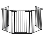Barri�re b�b� modulaire 5 panneaux black