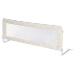 Barri�re de lit enfant et b�b� klipp - klapp antichute et pliable beige - 135 cm