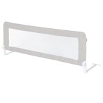 Barrière de lit enfant et bébé klipp - klapp antichute et pliable gris clair - 100 cm Barrière de lit enfant et bébé klipp - klapp antichute et pliable gris clair - 100 cm