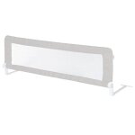 Barrière de lit enfant et bébé klipp - klapp antichute et pliable gris clair / blanc Barrière de lit enfant et bébé klipp - klapp antichute et pliable gris clair / blanc