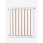 Barrire de scurit enfant en bois naturel / blanc