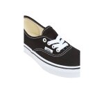 Baskets authentic en toile confort et style junior noir / blanc