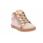Baskets basses enfant kick welly rose clair