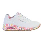 Baskets basses � lacets blanc