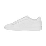 Baskets basses  lacets blanc gris