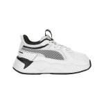 Baskets basses � lacets blanc noir