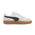 Baskets basses � lacets blanc noir