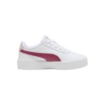 Baskets basses � lacets blanc rose mauve