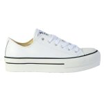 Baskets basses � lacets blanco