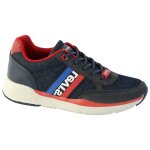 Baskets basses � lacets blue denim