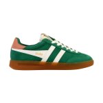 Baskets basses � lacets emerald off white terracotta g