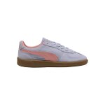 Baskets basses  lacets gris rose