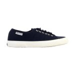Baskets basses � lacets marine