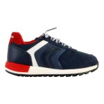 Baskets basses � lacets marine avio