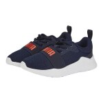 Baskets basses  lacets marine rouge