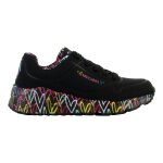 Baskets basses  lacets noir multi