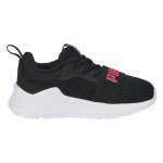 Baskets basses  lacets noir sunset rose