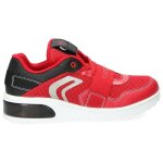 Baskets basses  lacets velours red black