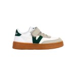 Baskets basses � lacets verde