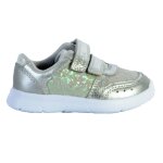 Baskets basses � scratch argent
