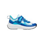 Baskets basses � scratch blanc azure