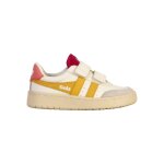 Baskets basses  scratch blanc pollen coral rose