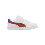 Baskets basses À scratch blanc rouge fire bleu Baskets basses À scratch blanc rouge fire bleu