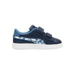 Baskets basses  scratch club marine puma blanc