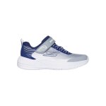 Baskets basses � scratch marine gris claire