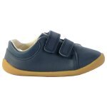 Baskets basses À scratch navy leather Baskets basses À scratch navy leather