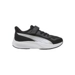 Baskets basses � scratch noir blanc argent