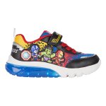 Baskets basses  scratch noir royal