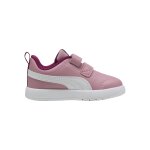 Baskets basses � scratch poised rose puma blanc berry