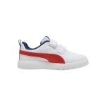 Baskets basses  scratch puma blanc fierce rouge bleu