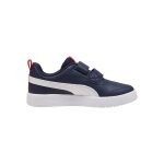 Baskets basses � scratch puma marine puma blanc rouge