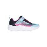 Baskets basses � scratch purpe aqua