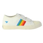 Baskets basses  scratch velours off white multi