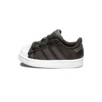 Baskets b�b� en cuir noir