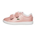 Baskets b�b� en cuir rose
