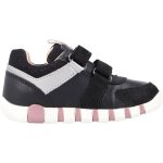 Baskets b�b� fille en cuir noir c9231