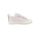 Baskets b�b� fille en cuir rose naturel