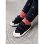 Baskets bb fille textile scratches marine