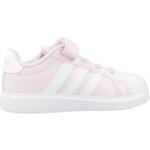 Basket b�b� fille en textile style urbain vel rose pink