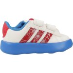 Basket b�b� gar�on motif spider - man velcro blanc white