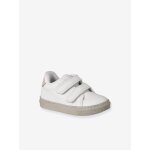 Baskets bb garon synthtique  scratchs cru
