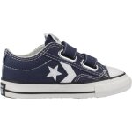 Basket b�b� textile textile star player 76 bleu marine