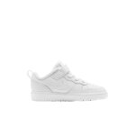 Basket en cuir court borough low 2 confort et maintien junior blanc