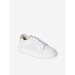 Baskets en cuir enfant blanc