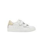 Baskets en cuir hasselt 2 vl. blanc - platine -