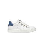 Baskets en cuir hasselt 2 zip. blanc -